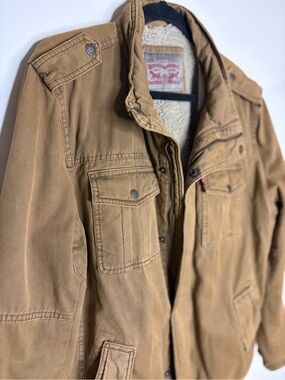 Levi's Brown Sherpa-Lined Field Jacket #1075